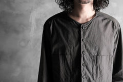 画像をギャラリービューアに読み込む, KLASICA SABRON HALF BUTTON PULLOVER SHIRT / TYPE-WRITER CLOTH (MOSS)