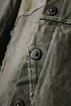 画像をギャラリービューアに読み込む, BACKLASH x LOOM exclusive RECONSTRUCTIVE COAT / VINTAGE MILITARY CANVAS