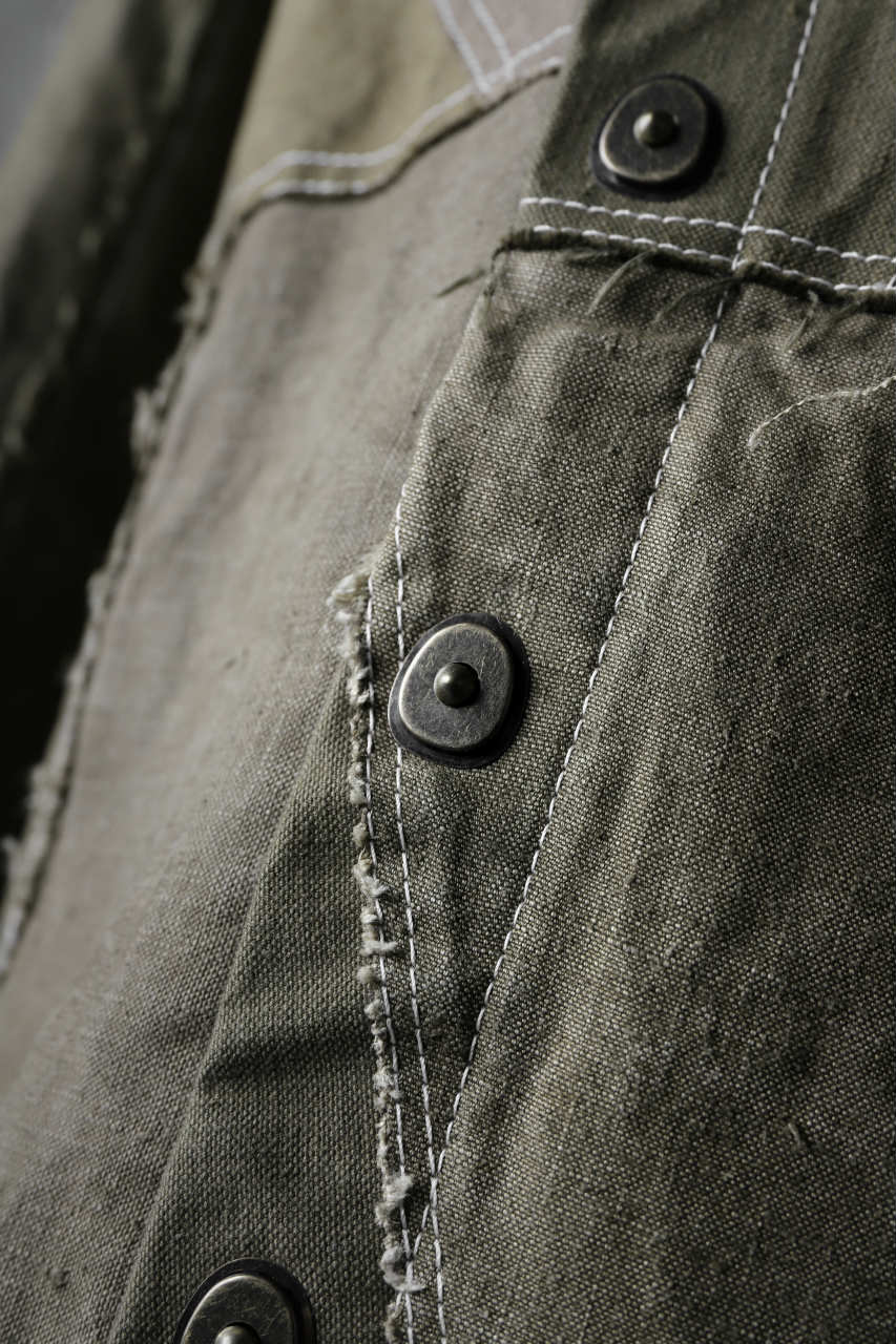 画像をギャラリービューアに読み込む, BACKLASH x LOOM exclusive RECONSTRUCTIVE COAT / VINTAGE MILITARY CANVAS