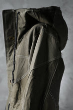 画像をギャラリービューアに読み込む, BACKLASH x LOOM exclusive RECONSTRUCTIVE HOODED JACKET / VINTAGE MILITARY CANVAS