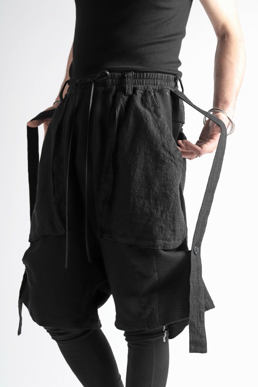 画像をギャラリービューアに読み込む, A.F ARTEFACT SWITCHING SHORTS / COMBI FABRICS (BLACK)