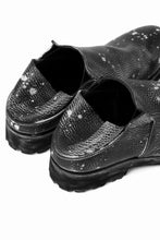 画像をギャラリービューアに読み込む, Portaille exclusive PL5 VB Slipon Shoes / Oiled Kip handpainted (BLACK)