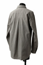 画像をギャラリービューアに読み込む, YUTA MATSUOKA exclusive plain shirt / organic cotton washer check (mustard)