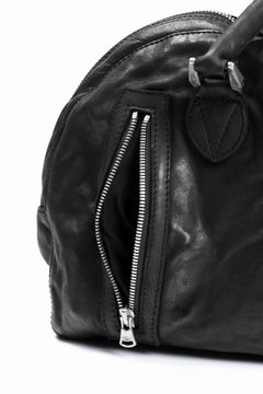 Load image into Gallery viewer, ISAMU KATAYAMA BACKLASH GYM BAG / Italy Shoulder + Steer OBJECT DYED (BLACK)