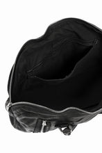 Load image into Gallery viewer, ISAMU KATAYAMA BACKLASH GYM BAG / Italy Shoulder + Steer OBJECT DYED (BLACK)