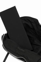 Load image into Gallery viewer, ISAMU KATAYAMA BACKLASH GYM BAG / Italy Shoulder + Steer OBJECT DYED (BLACK)