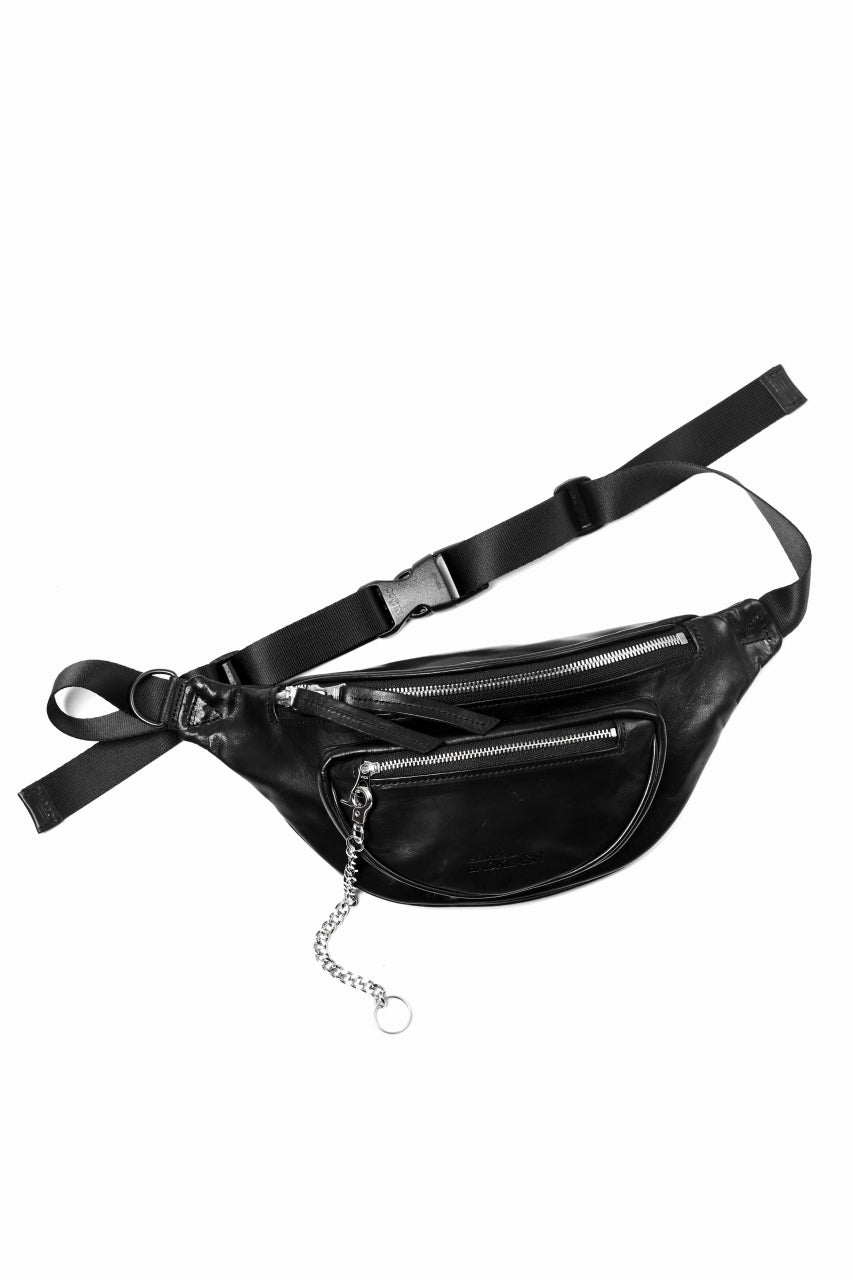 画像をギャラリービューアに読み込む, ISAMU KATAYAMA BACKLASH SMART SHOULDER BAG / WAXY HORSE (BLACK)