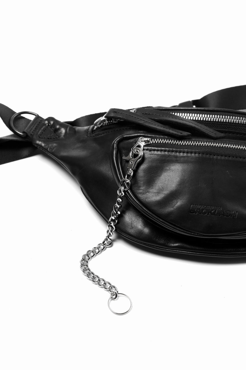 画像をギャラリービューアに読み込む, ISAMU KATAYAMA BACKLASH SMART SHOULDER BAG / WAXY HORSE (BLACK)