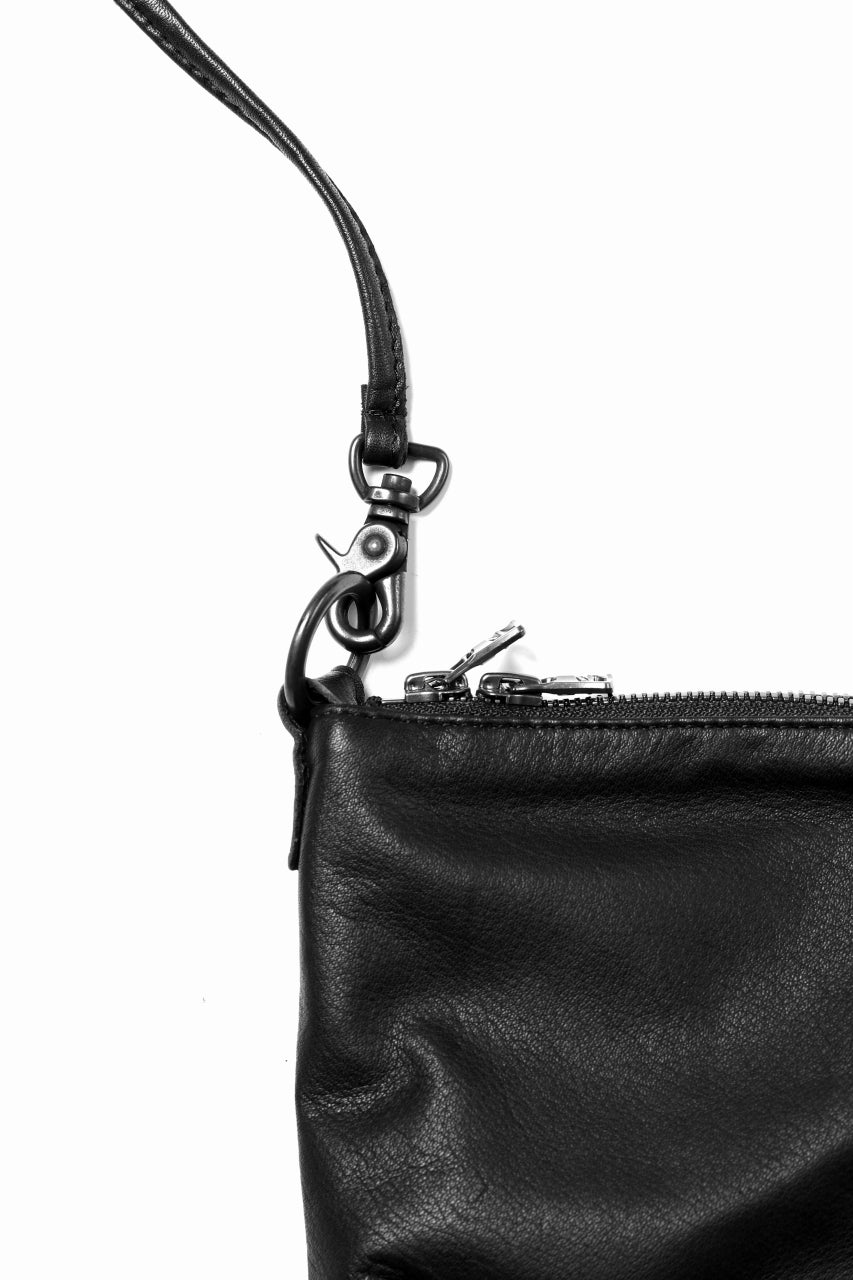 画像をギャラリービューアに読み込む, ISAMU KATAYAMA BACKLASH SACOCHE BAG / WASHABLE STEER (BLACK)