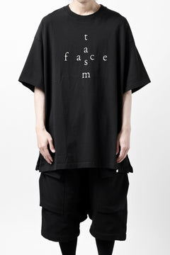 画像をギャラリービューアに読み込む, FACETASM CROSS LOGO PRINT BIG TEE (BLACK)