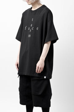 画像をギャラリービューアに読み込む, FACETASM CROSS LOGO PRINT BIG TEE (BLACK)