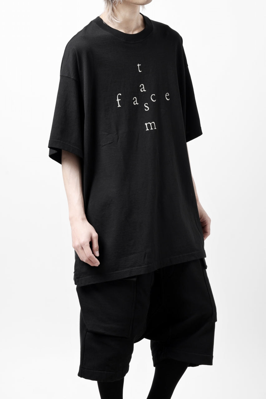 画像をギャラリービューアに読み込む, FACETASM CROSS LOGO PRINT BIG TEE (BLACK)