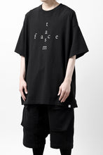 画像をギャラリービューアに読み込む, FACETASM CROSS LOGO PRINT BIG TEE (BLACK)