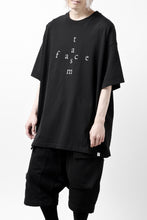 画像をギャラリービューアに読み込む, FACETASM CROSS LOGO PRINT BIG TEE (BLACK)