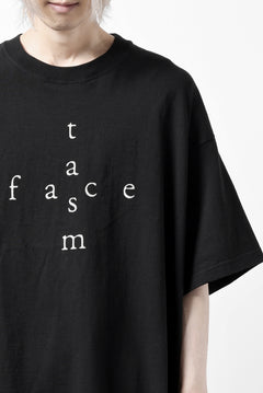 画像をギャラリービューアに読み込む, FACETASM CROSS LOGO PRINT BIG TEE (BLACK)