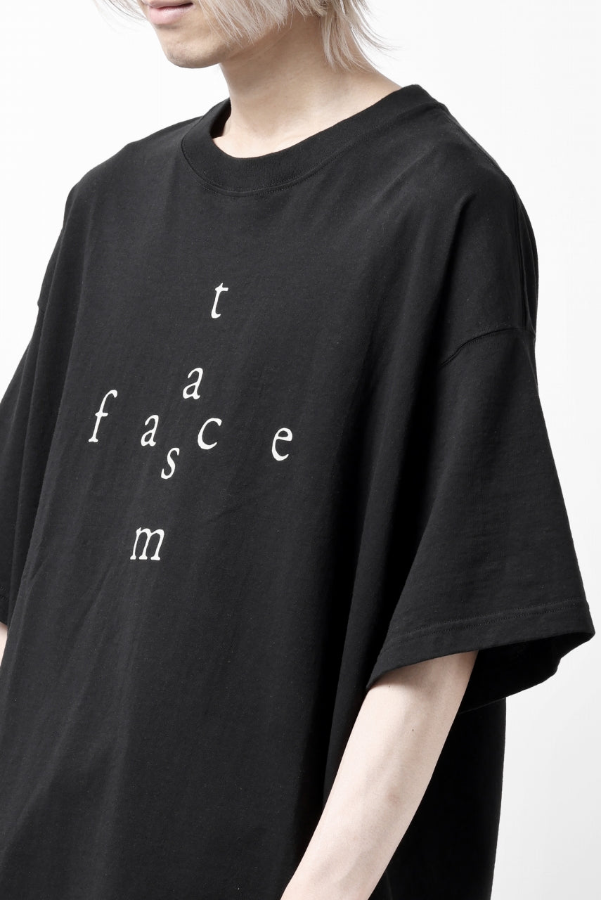 画像をギャラリービューアに読み込む, FACETASM CROSS LOGO PRINT BIG TEE (BLACK)