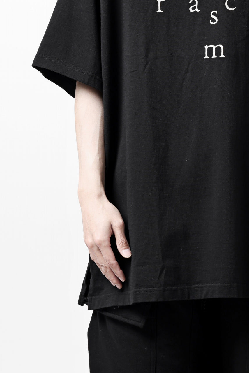 画像をギャラリービューアに読み込む, FACETASM CROSS LOGO PRINT BIG TEE (BLACK)