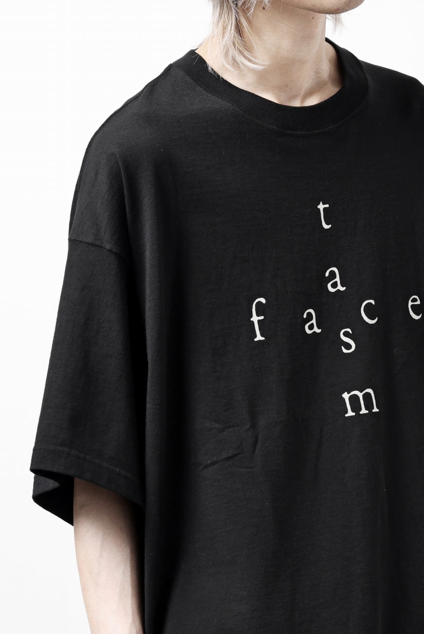 画像をギャラリービューアに読み込む, FACETASM CROSS LOGO PRINT BIG TEE (BLACK)