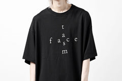 画像をギャラリービューアに読み込む, FACETASM CROSS LOGO PRINT BIG TEE (BLACK)