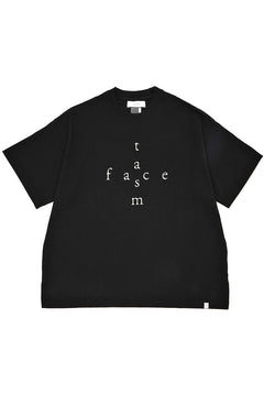 画像をギャラリービューアに読み込む, FACETASM CROSS LOGO PRINT BIG TEE (BLACK)