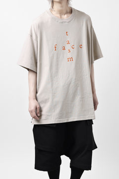 画像をギャラリービューアに読み込む, FACETASM CROSS LOGO PRINT BIG TEE (SAND BEIGE)