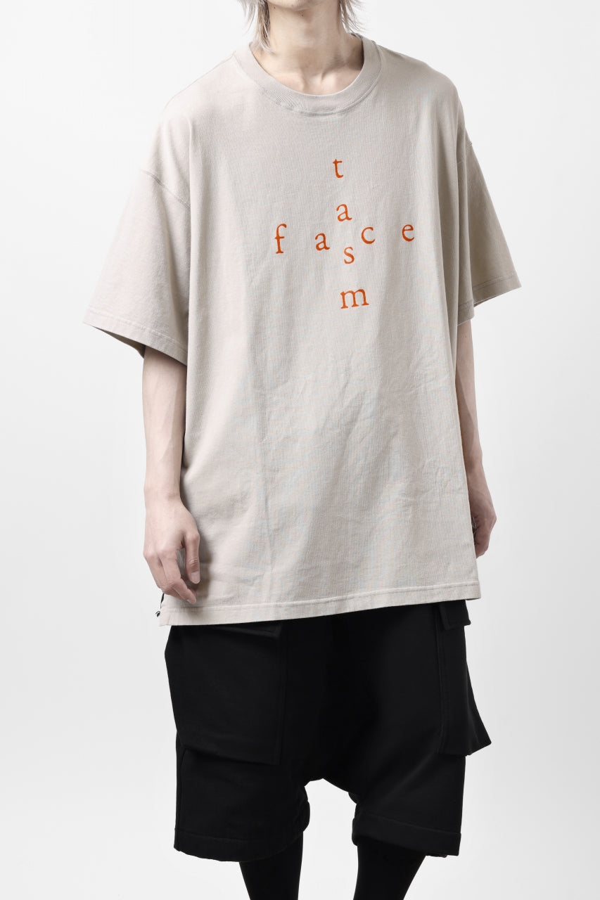画像をギャラリービューアに読み込む, FACETASM CROSS LOGO PRINT BIG TEE (SAND BEIGE)