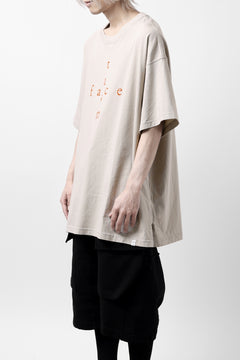 画像をギャラリービューアに読み込む, FACETASM CROSS LOGO PRINT BIG TEE (SAND BEIGE)