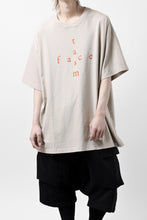 画像をギャラリービューアに読み込む, FACETASM CROSS LOGO PRINT BIG TEE (SAND BEIGE)