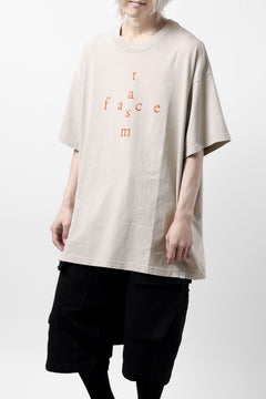 画像をギャラリービューアに読み込む, FACETASM CROSS LOGO PRINT BIG TEE (SAND BEIGE)
