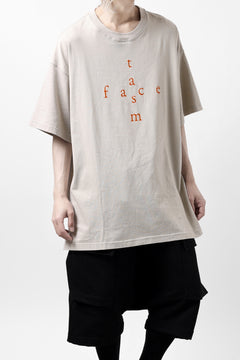 画像をギャラリービューアに読み込む, FACETASM CROSS LOGO PRINT BIG TEE (SAND BEIGE)