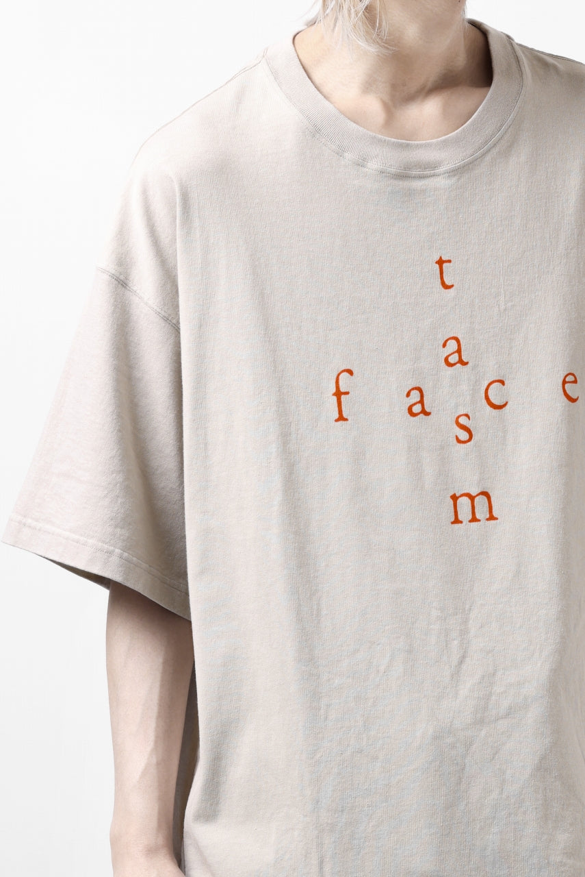 画像をギャラリービューアに読み込む, FACETASM CROSS LOGO PRINT BIG TEE (SAND BEIGE)