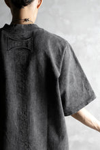 Load image into Gallery viewer, KLASICA RELAX SIZED SQUARE TEE / GARMENT PIGMENT DYED (PIGMENT GREY)
