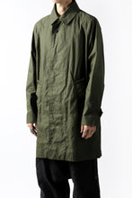 Load image into Gallery viewer, KLASICA BURRY MAC COAT / PARAFFINED COTTON (OLIVE)