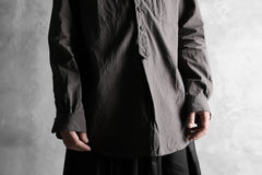 画像をギャラリービューアに読み込む, KLASICA SABRON HALF BUTTON PULLOVER SHIRT / TYPE-WRITER CLOTH (MOSS)