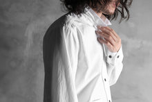 画像をギャラリービューアに読み込む, KLASICA SABRON BUTTON FRY SHIRT / TYPE-WRITER CLOTH (WHITE)