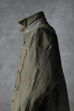 画像をギャラリービューアに読み込む, BACKLASH x LOOM exclusive RECONSTRUCTIVE COAT / VINTAGE MILITARY CANVAS