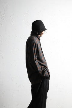 画像をギャラリービューアに読み込む, COLINA GARDENER CHECK SHIRT / SOFT FLANNEL (GREY x BROWN)