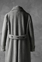 画像をギャラリービューアに読み込む, sus-sous foot guards great coat / W100 Harris melton raised washer (TOP GREY BEIGE)