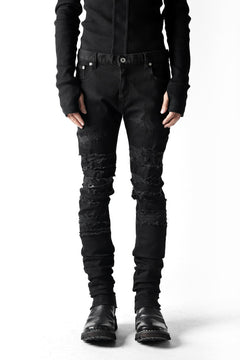 Load image into Gallery viewer, ISAMU KATAYAMA BACKLASH HIGH POWER STRETCH SKINNY PANTS (REPAIRED DEERSKIN)