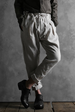 画像をギャラリービューアに読み込む, masnada PANTA BAGGY VAN 6POCKETS / CRUMPLED LINEN COTTON (CHALK)