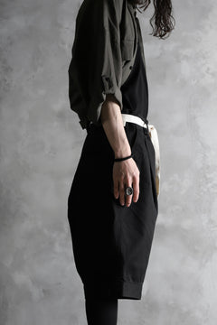 画像をギャラリービューアに読み込む, KLASICA GERALD-cc LOW CROTCH SHORTS / DRY CHINO CLOTH (BLACK)