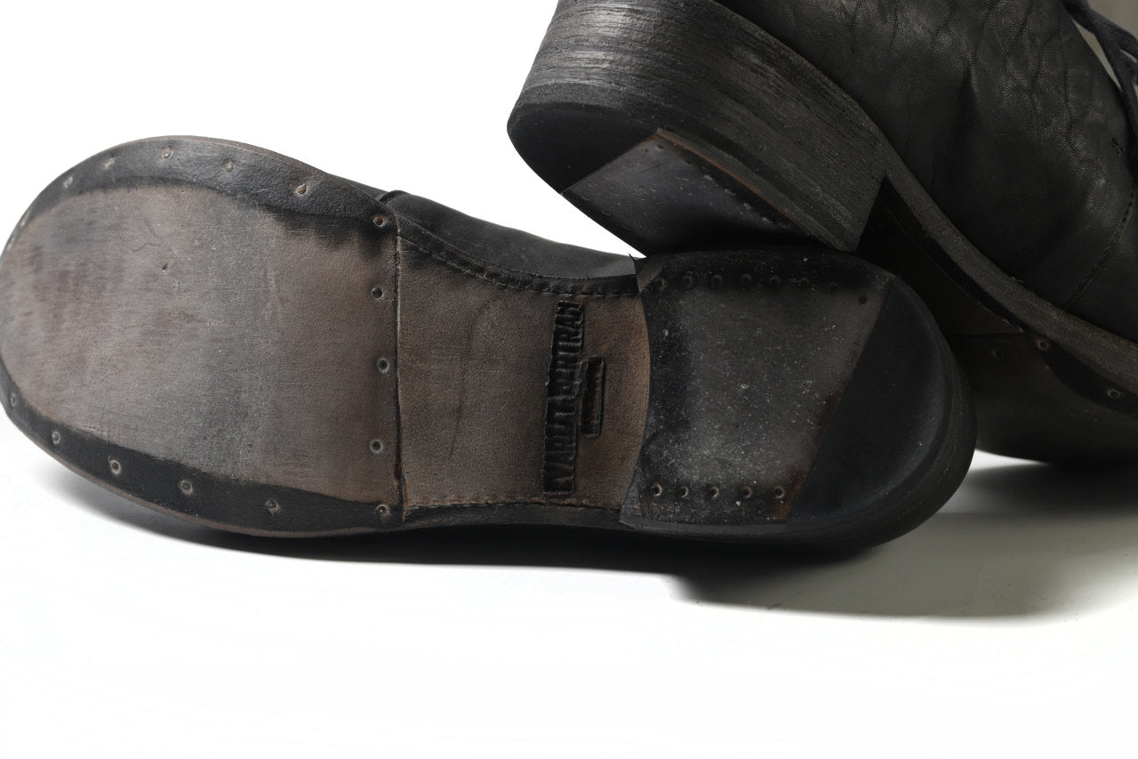 EVARIST BERTRAN  EB2T Derby Shoes / Washed Culatta (BLACK)