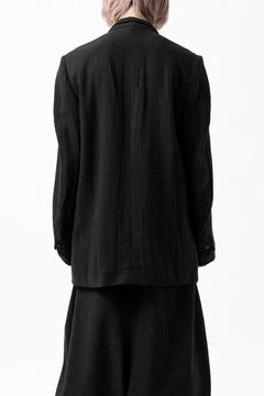 画像をギャラリービューアに読み込む, SOSNOVSKA MIXED CRUMPLED JACKET (BLACK)