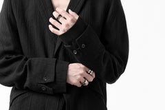 画像をギャラリービューアに読み込む, SOSNOVSKA MIXED CRUMPLED JACKET (BLACK)