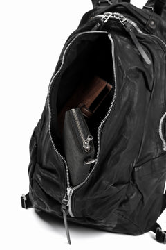 画像をギャラリービューアに読み込む, ISAMU KATAYAMA BACKLASH FUNCTIONAL BACKPACK / Italy Shoulder 0.8 OBJECT DYED (BLACK)