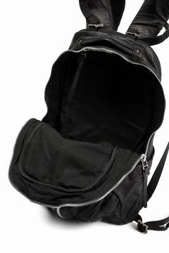 画像をギャラリービューアに読み込む, ISAMU KATAYAMA BACKLASH FUNCTIONAL BACKPACK / Italy Shoulder 0.8 OBJECT DYED (BLACK)