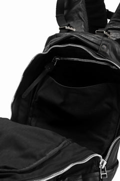 画像をギャラリービューアに読み込む, ISAMU KATAYAMA BACKLASH FUNCTIONAL BACKPACK / Italy Shoulder 0.8 OBJECT DYED (BLACK)