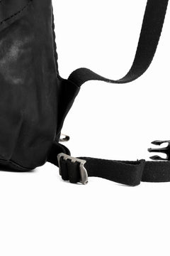 画像をギャラリービューアに読み込む, ISAMU KATAYAMA BACKLASH FUNCTIONAL BACKPACK / Italy Shoulder 0.8 OBJECT DYED (BLACK)