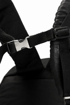 画像をギャラリービューアに読み込む, ISAMU KATAYAMA BACKLASH FUNCTIONAL BACKPACK / Italy Shoulder 0.8 OBJECT DYED (BLACK)