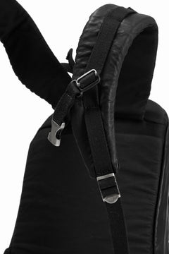 画像をギャラリービューアに読み込む, ISAMU KATAYAMA BACKLASH FUNCTIONAL BACKPACK / Italy Shoulder 0.8 OBJECT DYED (BLACK)